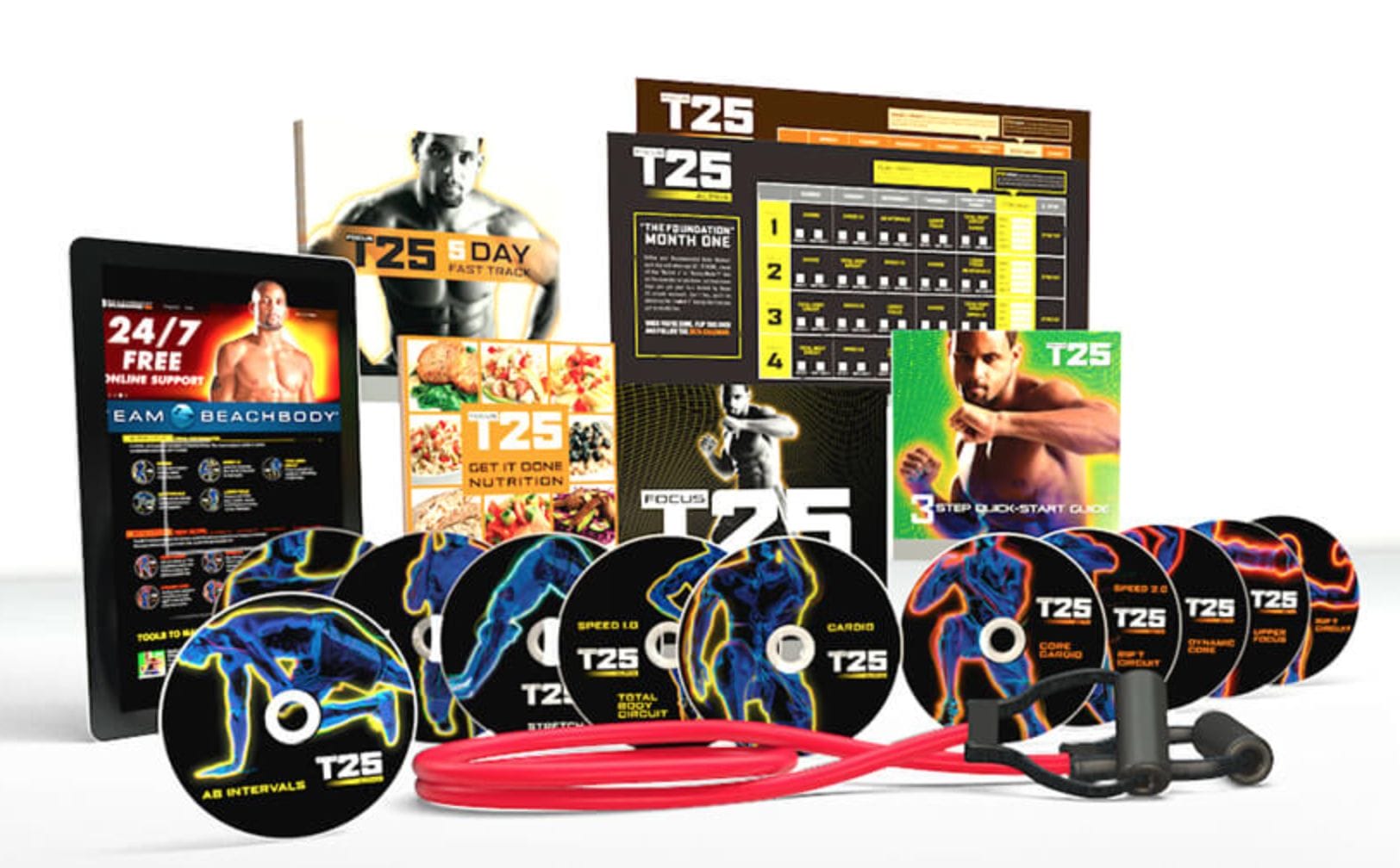 focus t25 workout equipment needed